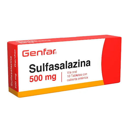 Sulfasalazina 500MG x 10 Genfar
