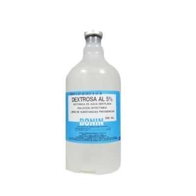 Dextrosa al 5% Solucion Fisiologica Sol Iny 500ML Baxter