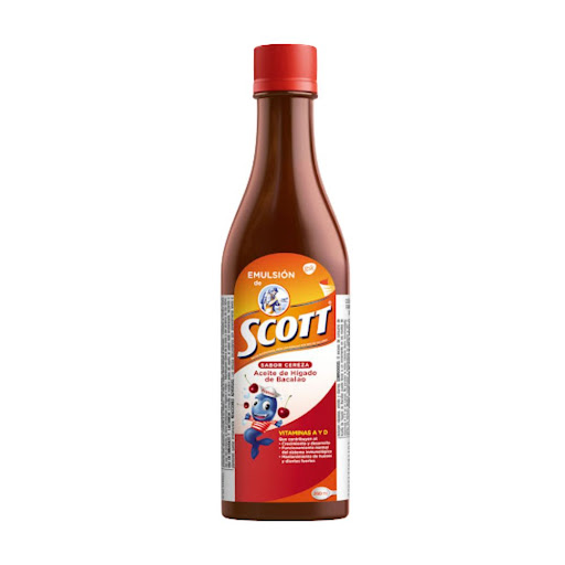 Emulsion de Scott Sabor Cereza x 360ML Gsk / Fronte