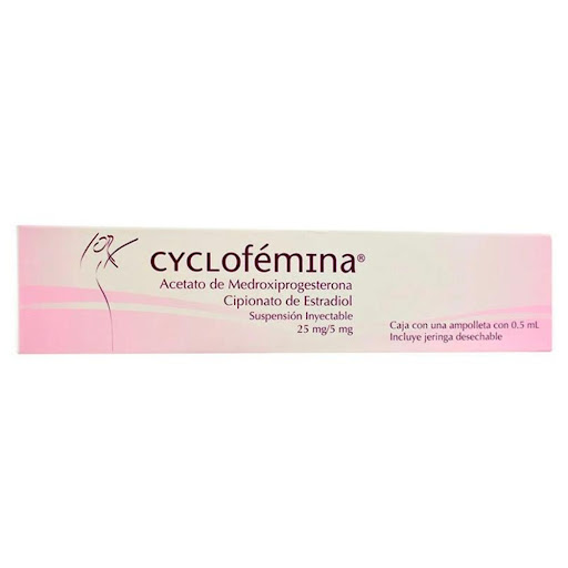 Cyclofemina 25MG/5MG Amp I.m x 0.5ML Carnot / Front