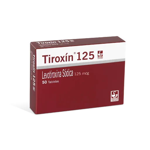 Tiroxin 125MCG x 50 Tabletas Meyer Siegfried