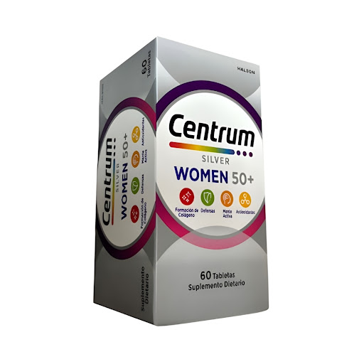 Centrum Silver Women +50 x 60 Tabletas Pfizer / Front