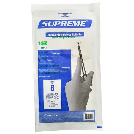 Guante Quirurgico Esteril 8 Supreme