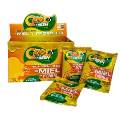 Caramelo Polen+vitc+miel+propoleo x 4 Un