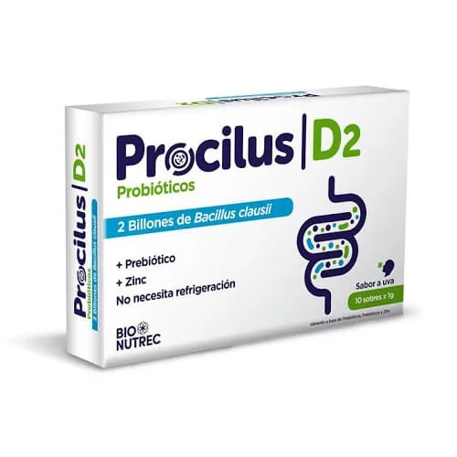 Procilus D2 Probioticos 2 Billones de Bacillus Clausii Pharm