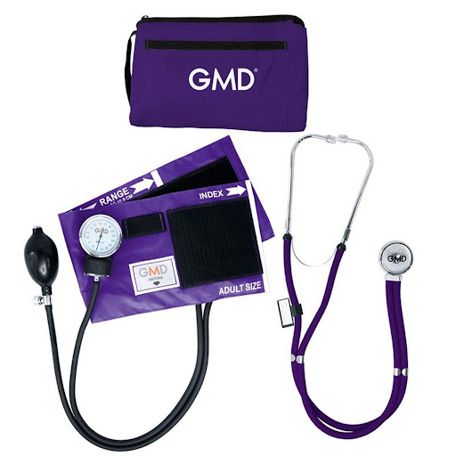 Tensiometro + Fonendoscopio Color Purpura Oscuro Gmd