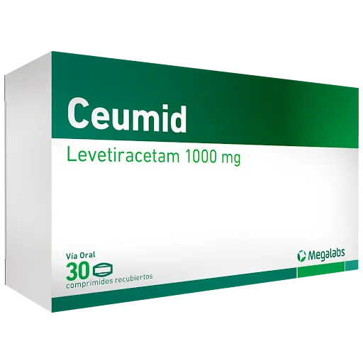 Ceumid Levetiracetam 1000MG x 30 Tab Megalabs