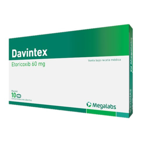 Davintex 60MG x 10 Comprimidos Megalabs