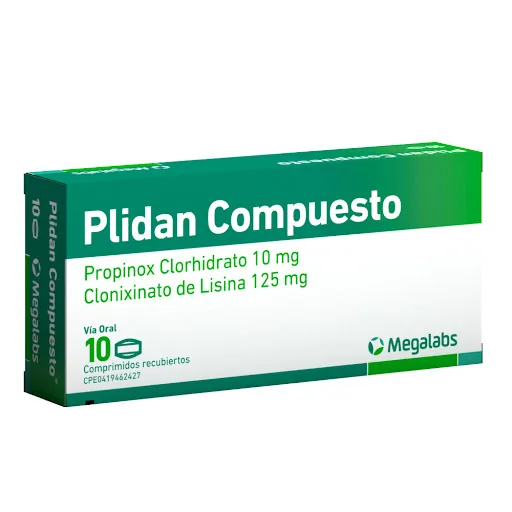 Plidan Compuesto 10/125MG x 10 Com Megal