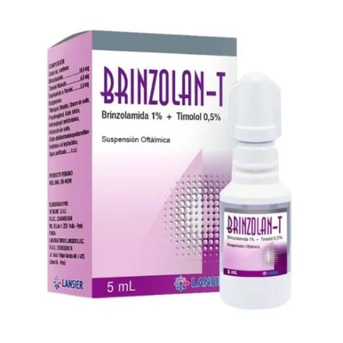 Brinzolan-t Brinzolamida1%+ Timolol 0.05% Lansier