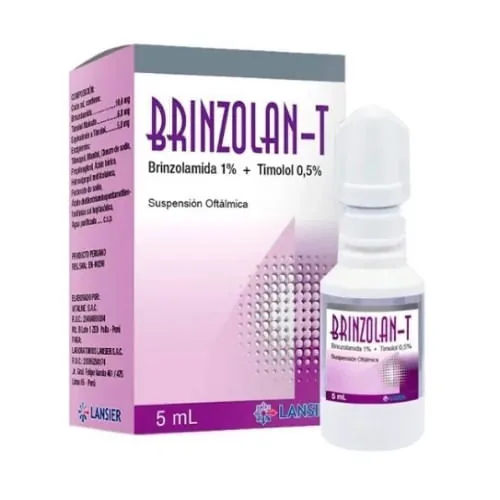 Brinzolan-t Brinzolamida1%+ Timolol 0.05% Lansier