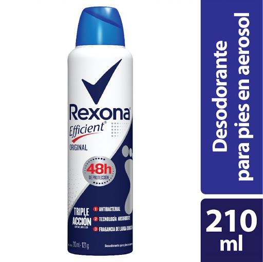 Talco Rexona Efficient Original Aerosol x 210ML Dimassi