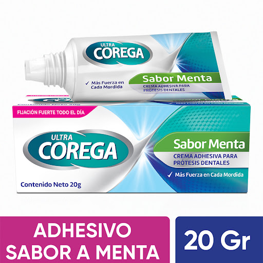 Corega Ultra x 20G Sabor Menta Gsk / Fronte