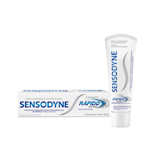 Sensodyne Crema Dental Blanqueador Rapido Alivio x 100G Sensodyne