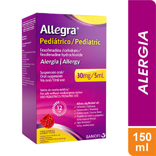 Allegra 30MG/5ML Susp Oral Pediatrico x 150ML Sanofi / Calox