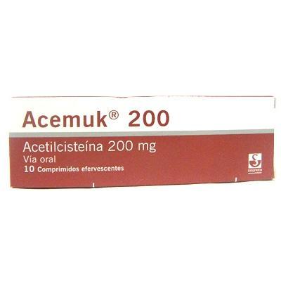 Acemuk 200MG x 10 Comprimidos Efervescentes Meyer / Siegfried