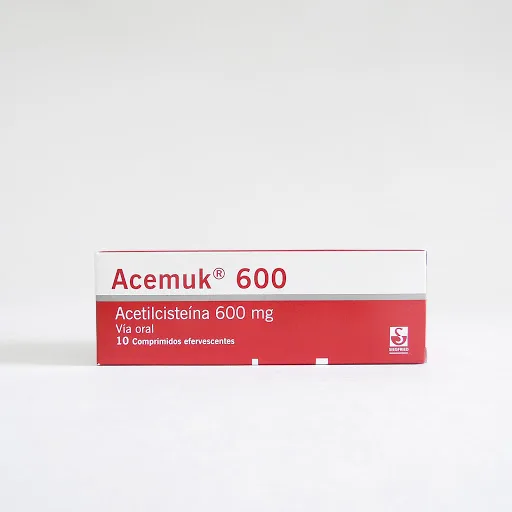 Acemuk 600MG x 10 Tabletas Efervescentes Meyer Siegfried