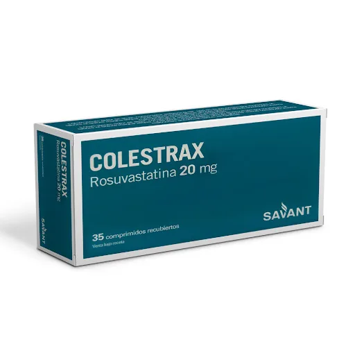Colestrax Rosuvastatina 20MG x 35 Tab Savant
