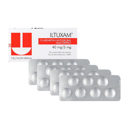 Iltuxam 40/5 Olmesartan Medoxomilo Amlodipino 40MG / 5 MG x 28 Tab Rec