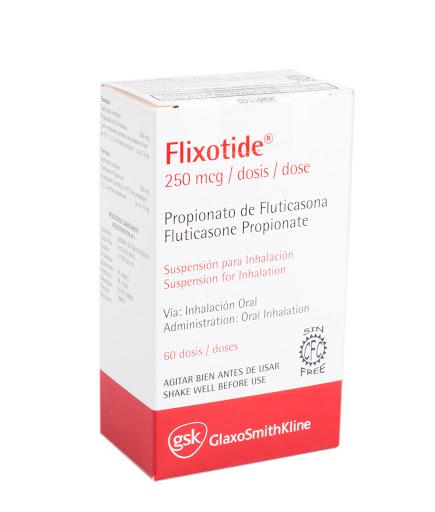 Flixotide 250MCG Susp para Inhalacion x 60 Dosis