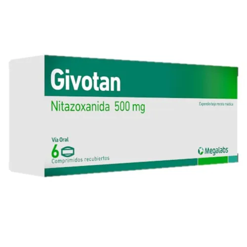Givotan Nitazoxanida 6Comp Megalabs