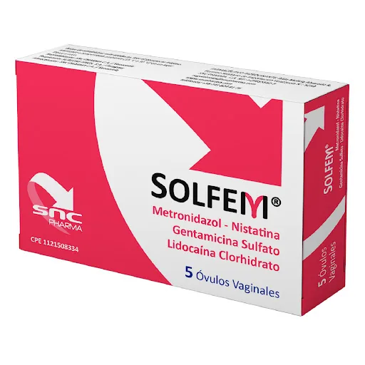 Solfem x 5 Ovulos Vaginales
