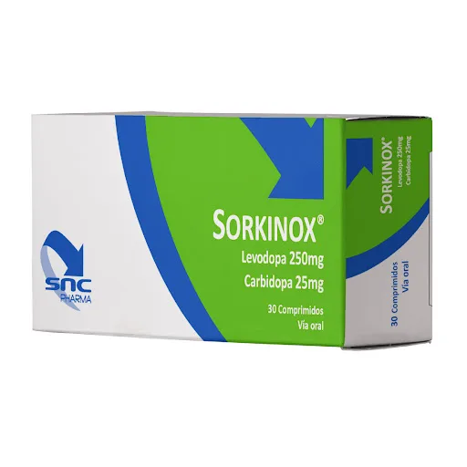 Sorkinox x 30 Comp Carbidopa 250MG Levod