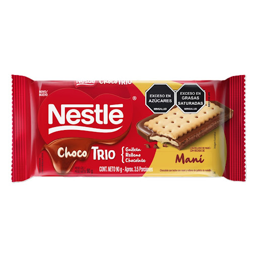 Chocotrio Mani x 90G Nestle
