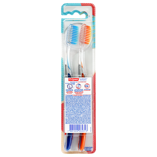 Cepillo Dental Colgate Slim Soft Ultra Suave x 2 Und Colgate Palmolive
