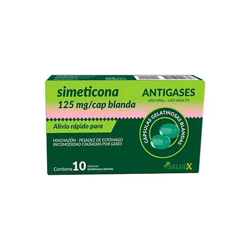 Simeticona Saludx Cap 125MG X10 Rjr