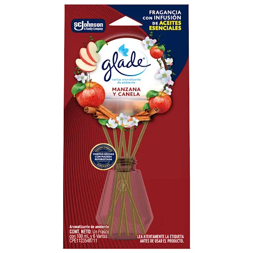 Varitas Aromatizante Glade Manzana Canela x 100ML Sc Johnson