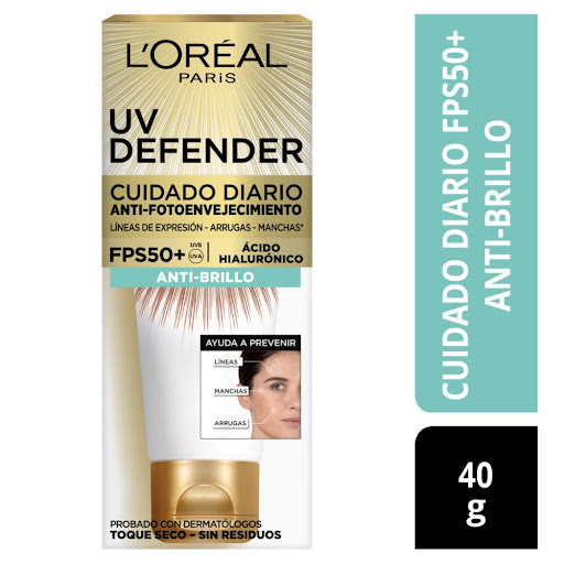 Loreal Protector Solar Anti-brillo Fps50+ x 40G Loreal
