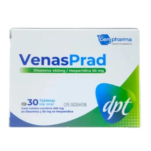 Venasprad 450MG/50MG x 30 Tabletas Dpt