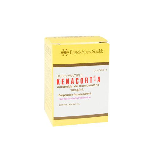 Kenacort- a 10MG/ml 5ML Dosis Multiple Amp I.a Bristol Myers / Front
