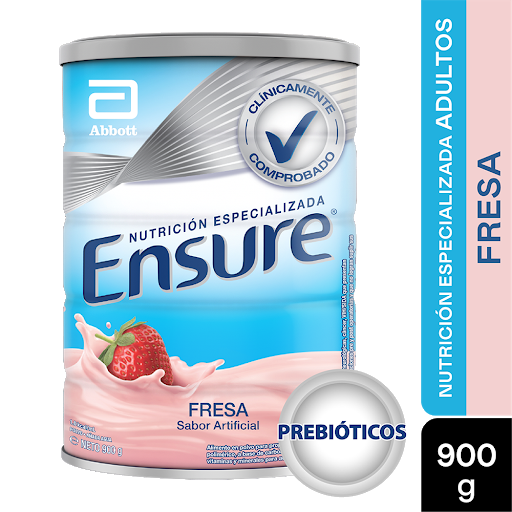 Ensure Fresa Polvo x 900GR Abbott / Fronte