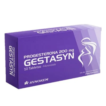 Gestasyn 200MG x 10 Tabletas Tiares