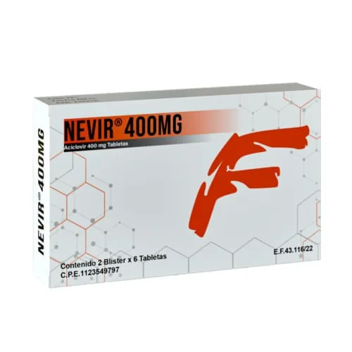 Nevir 400MG x 12 Tab Fahd