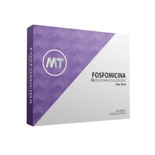 Fosfomicina 3G Polvo para Solucion Uso Oral 2 Sobres