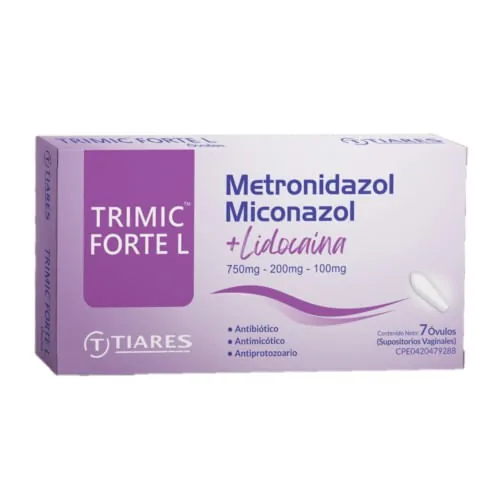 Trimic Fortel Metrinidazol Miconazol + Lidocaina