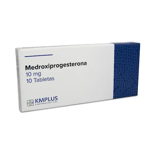 Medroxiprogesterona 10MG x 10 Tabletas Kmplus