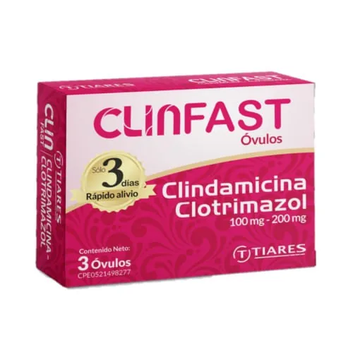 Clinfast x 3 Ovulos Vaginales Tiares