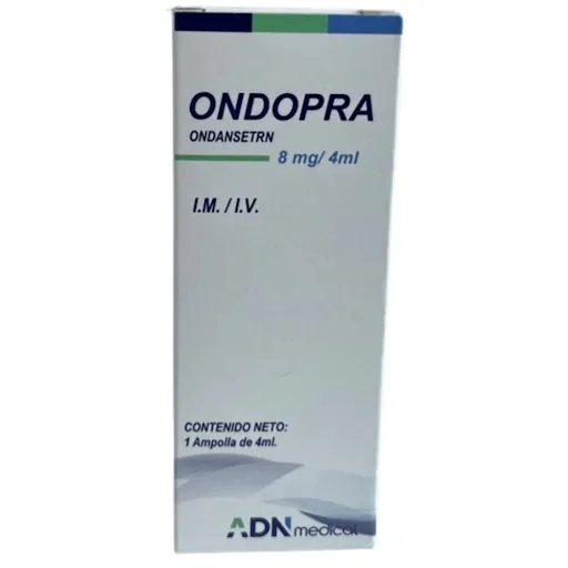 Ondansetrón Solucion Inyectable 8MG/4ML Im/iv 1 Amp